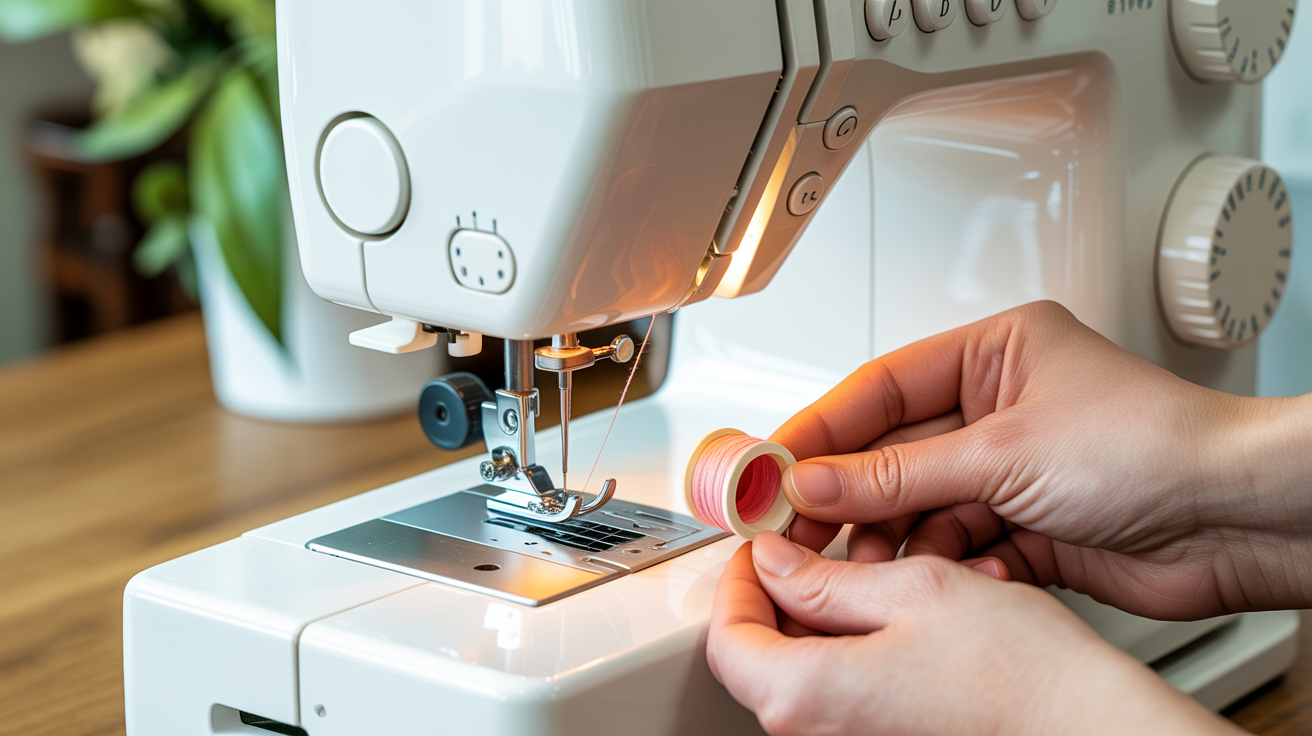 How to load the bobbin